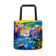 Boat town Tote bag