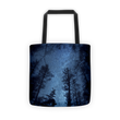 Night tree Tote bag