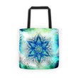 Ornamental blue Tote bag