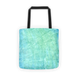 Blue watercolor Tote bag