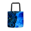 Dark blue veritas Tote bag