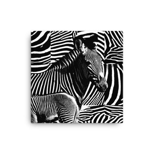 Zebra inception Canvas - Hutsylife - 1