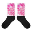 Pink Veritas Black foot socks - Hutsylife