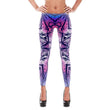 Purple geometric Leggings - Hutsylife - 1