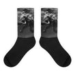 Swimming elephant Black foot socks - Hutsylife