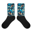 Paradise flamingo Black foot socks - Hutsylife