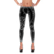 Black Paisley Leggings - Hutsylife - 1