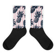 Pineapple stripes Black foot socks - Hutsylife