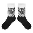 Grunge Tiger Black foot socks - Hutsylife