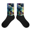 Moon Phoenix Black foot socks - Hutsylife