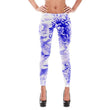 Indigo floral Leggings - Hutsylife - 1