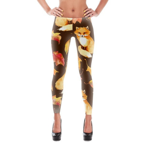 Fox autumn Leggings - Hutsylife - 1