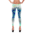 Ornamental blue Leggings - Hutsylife - 1