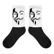 Anon white Black foot socks - Hutsylife