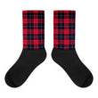 Plaid Black foot socks - Hutsylife