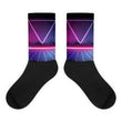 80's Tron Black foot socks - Hutsylife