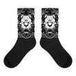 Lion Abyss Black foot socks - Hutsylife