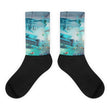 Underwater Black foot socks - Hutsylife