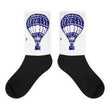 Hot Air Balloon Black foot socks - Hutsylife