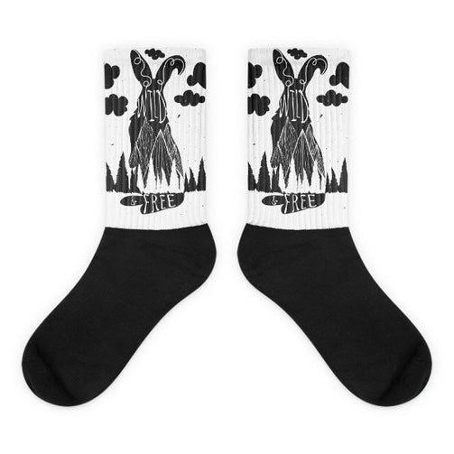 Wild & Free Black foot socks - Hutsylife