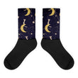 Moon cat Black foot socks - Hutsylife