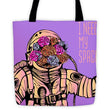 Purple spaceman Tote bag - Hutsylife