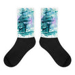 Wandering ship Black foot socks - Hutsylife