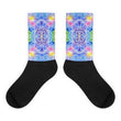 Boherian Mandela Black foot socks - Hutsylife