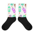 Popsicle life Black foot socks - Hutsylife