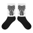 Charging elephant Black foot socks - Hutsylife