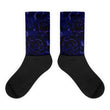 Dark floral Black foot socks - Hutsylife