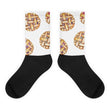 Blueberry pie Black foot socks - Hutsylife