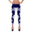 Blue & White flow Leggings