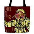 Red spaceman tote bag - Hutsylife