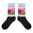 Miami Black foot socks - Hutsylife