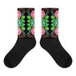 Flowing black Black foot socks - Hutsylife