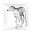 Greyhound Peek pillowcase