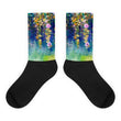 Ocean lush Black foot socks - Hutsylife