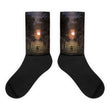 Glowning Balloon Black foot socks - Hutsylife