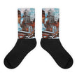 Skyscraper Black foot socks - Hutsylife