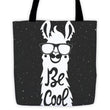 Night llama Tote bag - Hutsylife