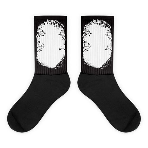 Forest's Way Black foot socks - Hutsylife