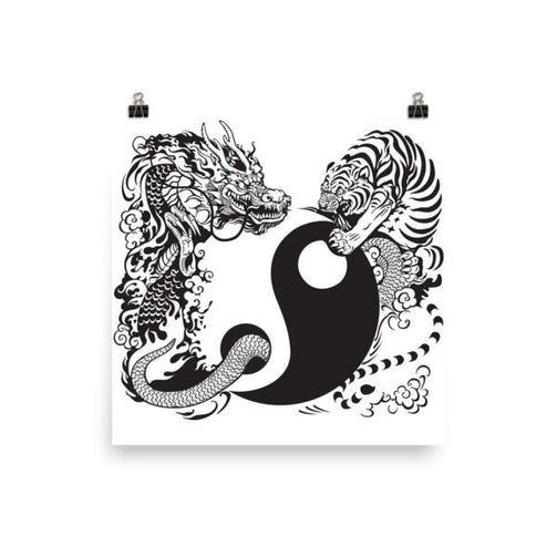 Ying & Yang Poster - Hutsylife - 1