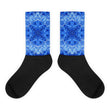 Continous Morocaan floral Black foot socks - Hutsylife